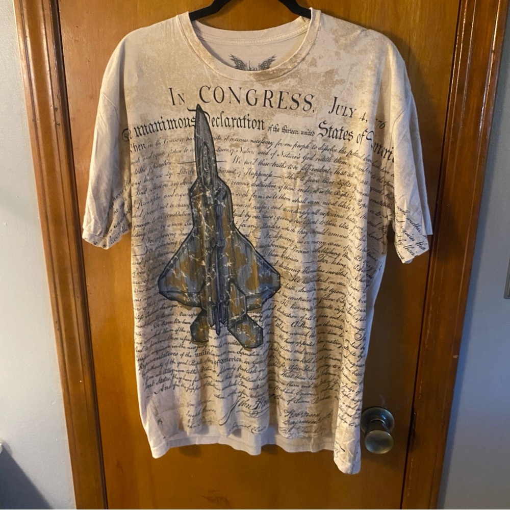 APPRIME Courage Above All Declaration of Independence USAF T-shirt